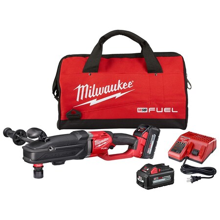 Milwaukee Tool Super HawgRight Angle Drill with QUIK-LOK™- 6.0 Kit 2811-22